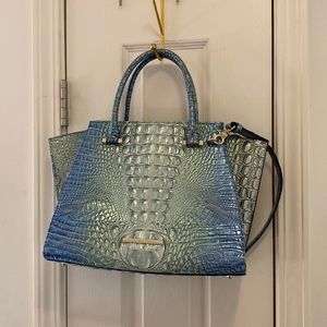 Brahmin satchel with shoulder strap